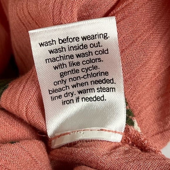 Evri 3X Floral Bow Ruffle Boho Cottagecore Flowy Tank Top Vacation Beachy Leaf - Picture 7 of 8